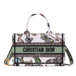 Christian Dior Mini Dior Book Tote With Strap